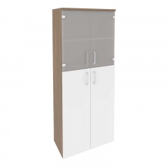 Шкаф высокий широкий Рива ONIX O.ST-1.7 Дуб Аризона/Белый