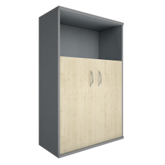 Шкаф средний широкий Рива Riva А.СТ-2.1 Клен/Металлик