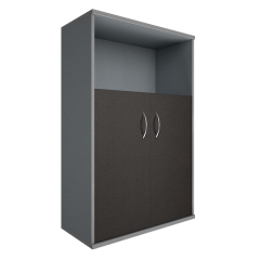 Шкаф средний широкий Рива Riva А.СТ-2.1 Венге/Металлик