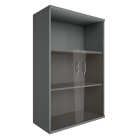 Шкаф средний широкий Рива Riva А.СТ-2.2 Венге/Металлик