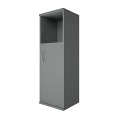 Шкаф средний узкий правый Рива Riva А.СУ-2.1 Пр Серый