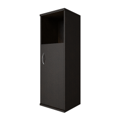 Шкаф средний узкий правый Рива Riva А.СУ-2.2 Пр Венге/Металлик