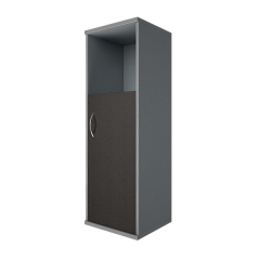 Шкаф средний узкий правый Рива Riva А.СУ-2.3 Пр Венге/Металлик