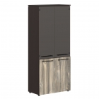 Шкаф с глухими средними дверьми Skyland MHC 85.6 Дуб Базель/Венге Магия