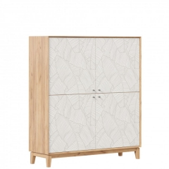 Шкаф Любимый дом Ройбен ЛД 640.050.000 Дуб золотой Белый