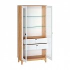 Шкаф двухстворчатый Любимый дом Бари ЛД 698.030.000 Дуб Золотой Белый