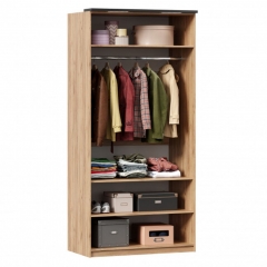 Шкаф двухстворчатый Любимый дом Техно ЛД 678.131.000.002 Дуб Золотой