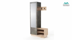 Шкаф комбинированный В3-3 Визит-3 МАГ-РИВЕР Дуб Ирландский/Камень темный