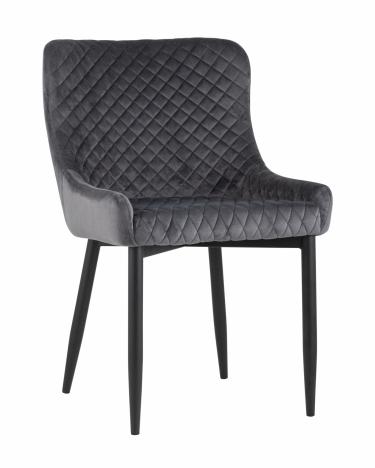 Стул мягкий Stool Group Ститч велюр Серый