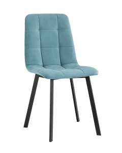 Стул Stool Group Oliver SquareвелюрПыльно-голубой