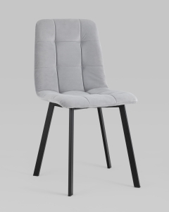 Стул Stool Group Oliver SquareвелюрСветло-серый
