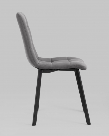 Стул Stool Group Oliver SquareвелюрТемно-серый