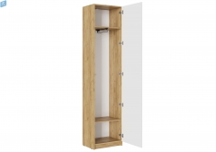 Шкаф МАГ-РИВЕР БОСТОН ШК-003 дуб крафт золотой/Белый глянец