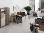 Топ тумбы к прямому столу POINTEX New Line NLN36376203 Дуб шамони темный