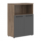 Шкаф с глухими дверьми Skyland MORRIS TREND MMC 85.3 Антрацит/Кария Пальмира