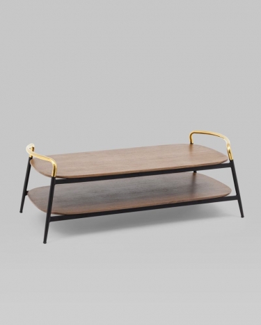 Журнальный столик Stool Group Нолан 120x60 Темное дерево