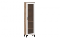 Шкаф-пенал SILVA Марсель НМ 013.06 Меренга Дуб Крафт табачный