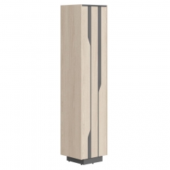 Шкаф высокий Skyland Line СФ-574203 Дуб светлый Черный графит