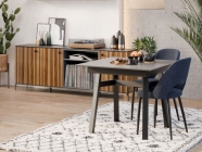 Гостиная Любимый дом Элиот 4 Оникс Серый/Орех фактурный