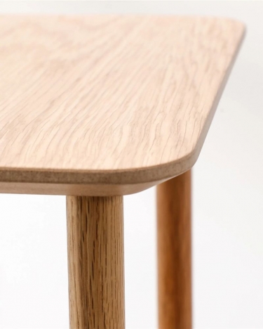 Журнальный столик Stool Group Stiff 40x40 Светлое дерево