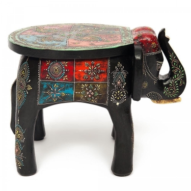 Столик Tetchair Secret De Maison SLON mod. ET-001 дерево, 44х44х44см, этническая роспись