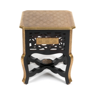 Столик Tetchair Secret De Maison FUMO mod. ND-027 дерево манго, 38x46, этническая роспись