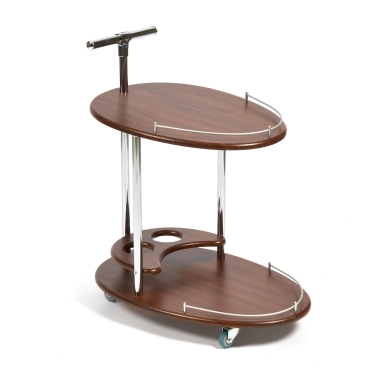 Стол сервировочный Tetchair FAIRPORT МДФ/металл, 704780,5 см, Орех