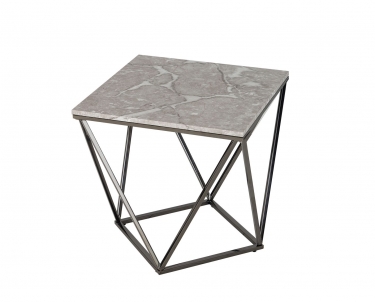 Журнальный столик Stool Group Авалон 6161 black Серый мрамор