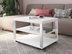 Журнальный стол-трансформер Витра Агат 35 Белый шпон