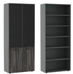 Шкаф для бумаг POINTEX DALI DLI37250021 Эбен Антрацит