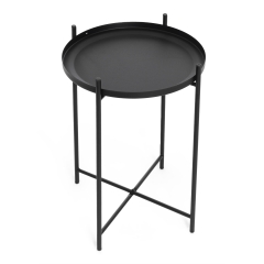 Столик журнальный Tetchair TAVETT / 1 шт. в упаковке металл, 37,637,652 см, черный