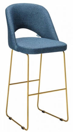 Кресло барное R-home Lars БлюАрт/ЛинкЗолот