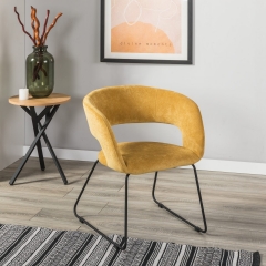 Кресло R-home Hugs К желтый/Линк