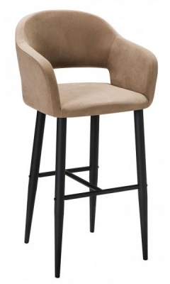 Кресло Бар R-home Oscar Б Diag beige/черный