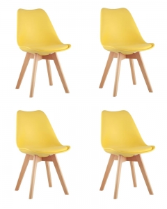 Стул Stool Group FRANKFURT NEW желтый 4 шт. комплект