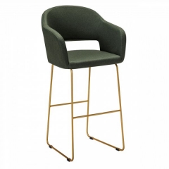 Кресло Бар R-home Oscar Б темно-зеленый/Линк золото