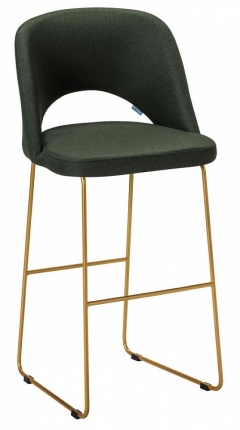 Кресло Бар. R-home Lars Б темно-зеленый/Линк золото