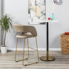 Кресло Бар. R-home Hugs Б beige/Линк золото