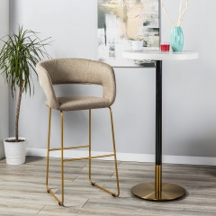 Кресло Бар. R-home Hugs Б beige/Линк золото