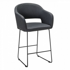 Кресло полубар R-home Oscar ПБ темно-серый/Линк