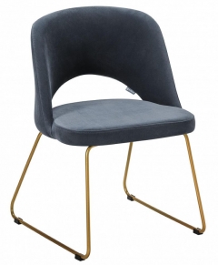 Кресло R-home Lars Diag grey/Линк золото