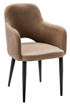 Кресло R-home Ledger К Diag beige/черный