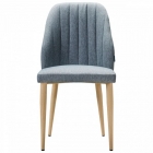 Стул R-home Alen св.серый/нат.дуб