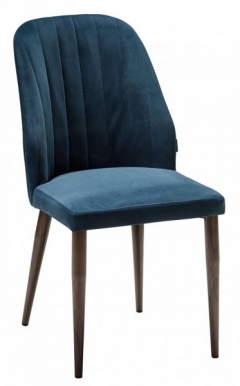 Стул R-home Alen Diag blue/т. орех