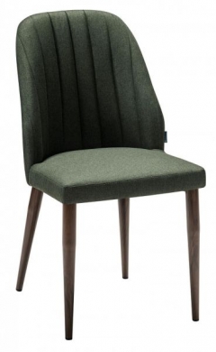 Стул R-home Alen темно-зеленый/т. орех
