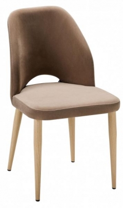 Стул R-home Ledger Diag beige/нат.дуб