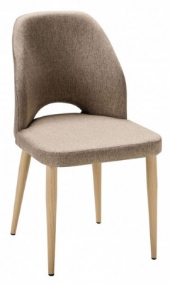 Стул R-home Ledger беж./нат.дуб