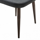 Стул R-home Ledger темно-серый/т. орех