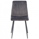 Стул Tetchair DUBLIN mod. 7066 / 1 шт. в упаковке металл,ткань, 45 х 56 х 88 х 51 см, серый вельвет/антрацит, G062-40