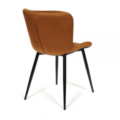 Стул Tetchair QUINCY mod. 8272 / 1 шт. в упаковке металл/ткань, 49х53х84,5 см, коричневый G-062-61/черный